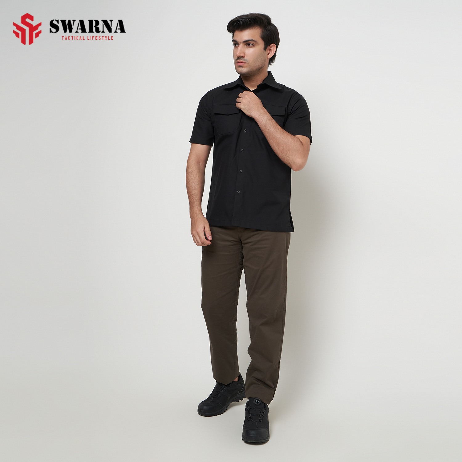 VANQUISH SHIRT SHORT BLACK XL